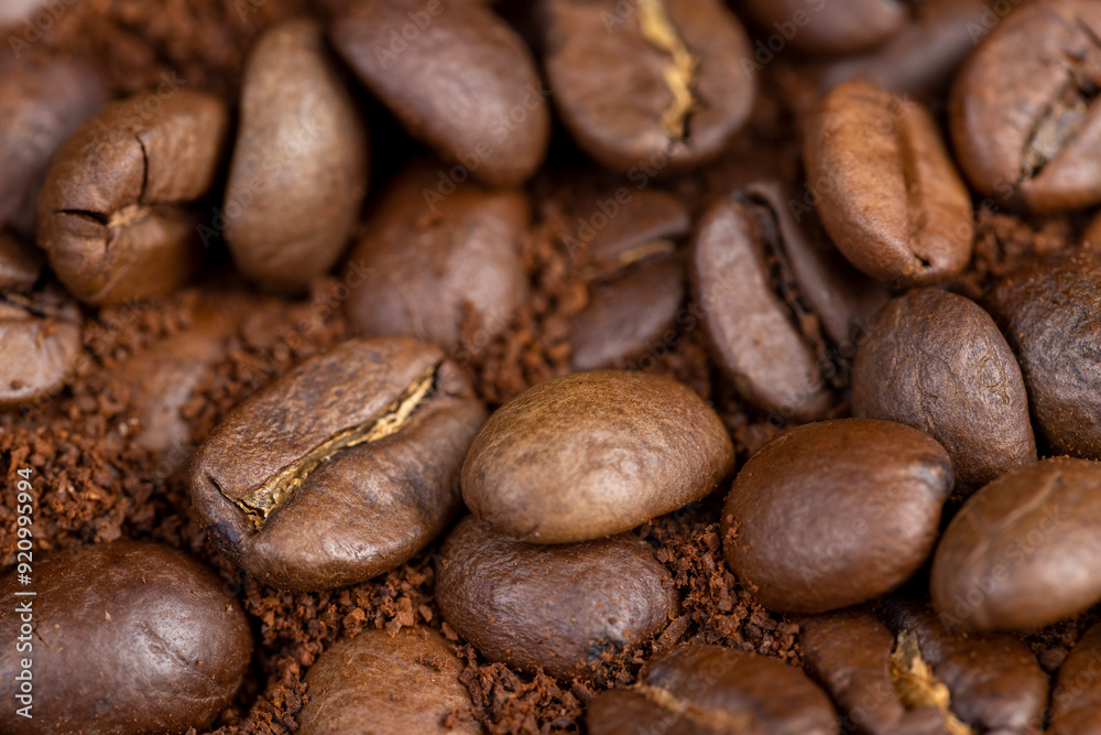 natural ground and roasted coffee for making a drink natural ground and roasted coffee for making a drink