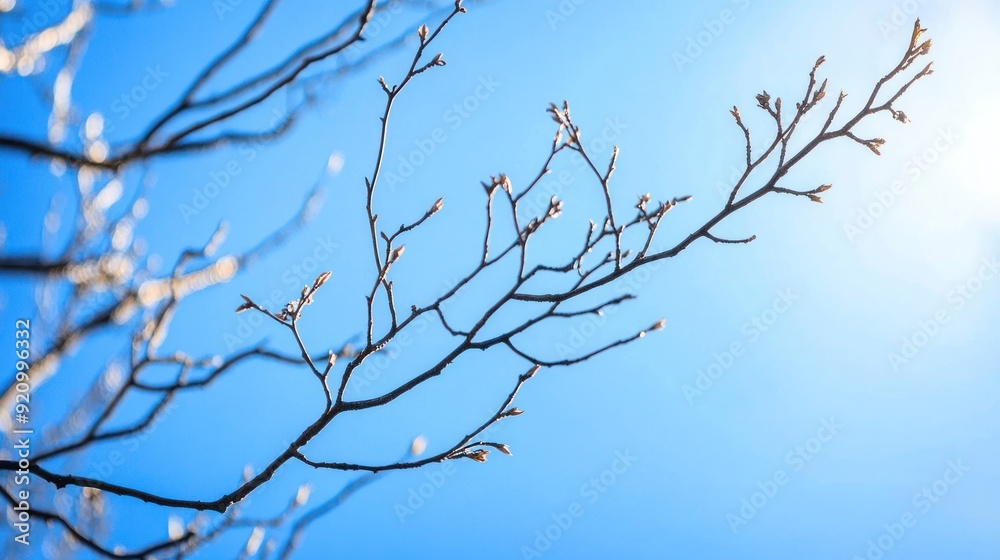 Bare Branches Against a Sunny Sky Bare Branches Against a Sunny Sky