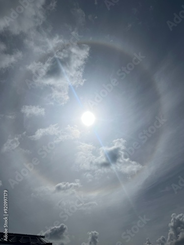 halo in the sky