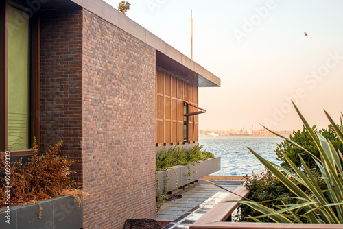 Fototapeta Naklejka Na Ścianę i Meble -  modern building on the beach