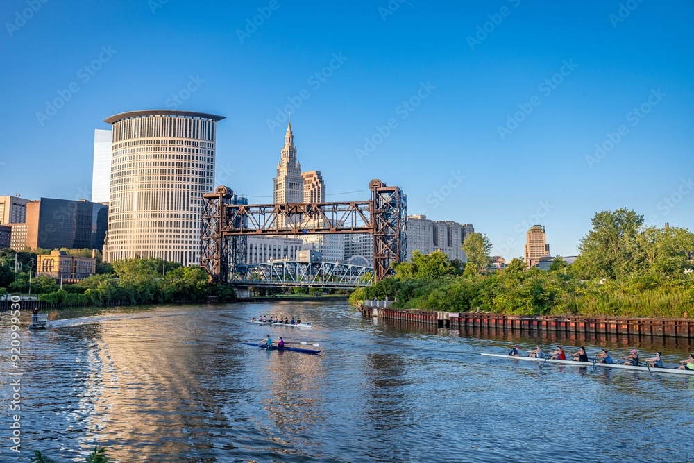 Obraz premium downtown Cleveland, Ohio