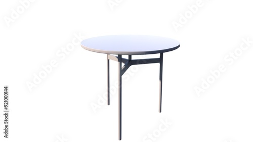 Fotografie Illustration of a table made of wood for home interiors and to beautify the room