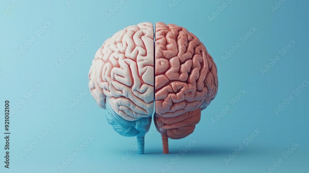 Brain split into different zones, each associated with a different language function, Functional Language Brain, Cognitive neuroscience mapping Brain split into different zones, each associated with a different language function, Functional Language Brain, Cognitive neuroscience mapping