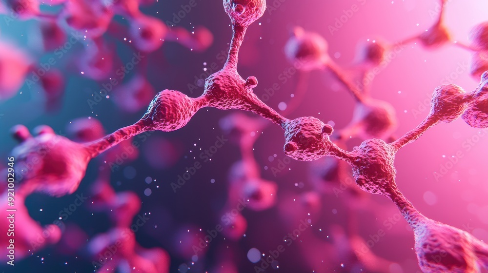 Enhanced Growth Hormone Effects Visualization for Health Development, Copy Space Available in 8K High Detail Enhanced Growth Hormone Effects Visualization for Health Development, Copy Space Available in 8K High Detail