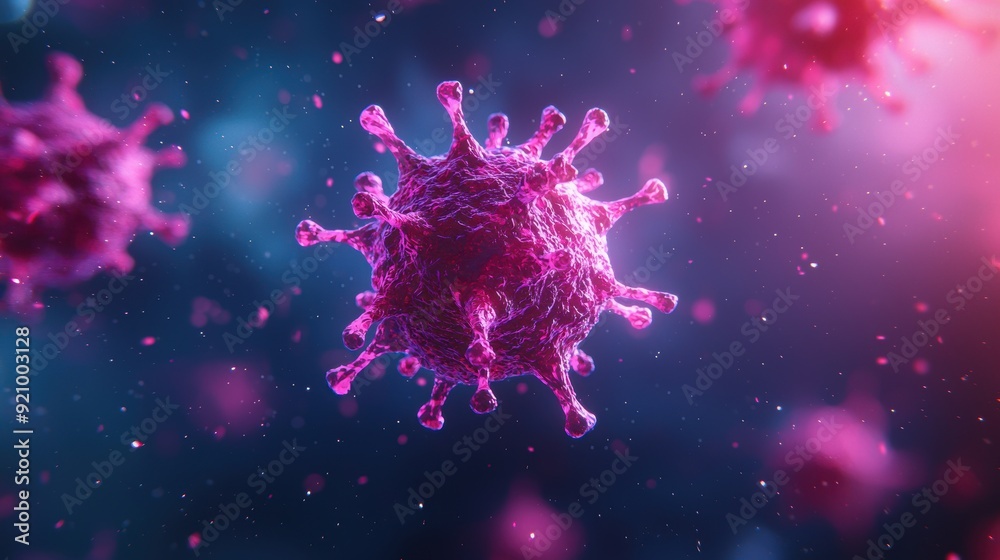 Dynamic Illustration of T Cells in Action - High Detailed Anatomy of Cellular Warriors with Copy Space for Text Dynamic Illustration of T Cells in Action - High Detailed Anatomy of Cellular Warriors with Copy Space for Text