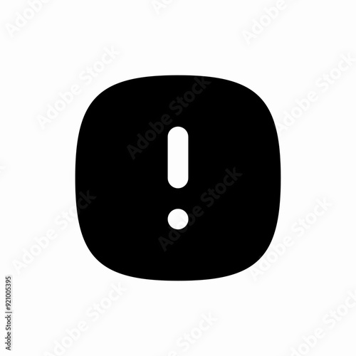 exclamation mark warning caution icon