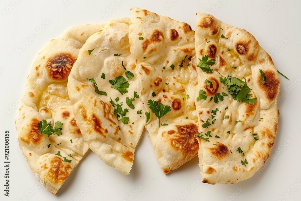 Naan bread isolated on white background. flatbread, kulcha, tortilla, roti, cut-out, png, cutout, clipping path, chapati Naan bread isolated on white background. flatbread, kulcha, tortilla, roti, cut-out, png, cutout, clipping path, chapati