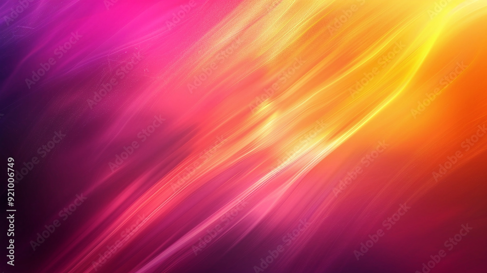 Obraz premium Abstract gradient beautiful purple yellow background with copy space