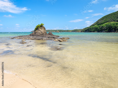 夏の長崎県対馬の三宇田浜の風景 photo