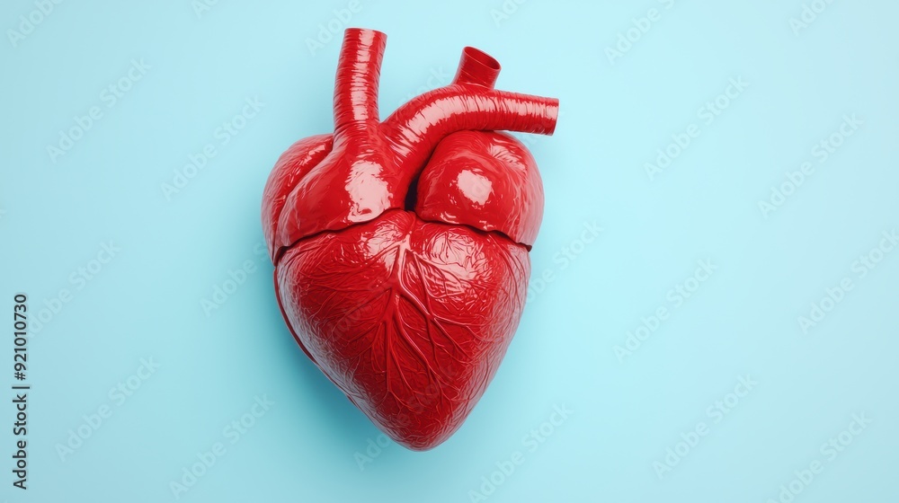Detailed Illustration of Heart Anatomy: Chambers and Valves in Action for Circulation Vitality, 8K High Detail with Copy Space Detailed Illustration of Heart Anatomy: Chambers and Valves in Action for Circulation Vitality, 8K High Detail with Copy Space