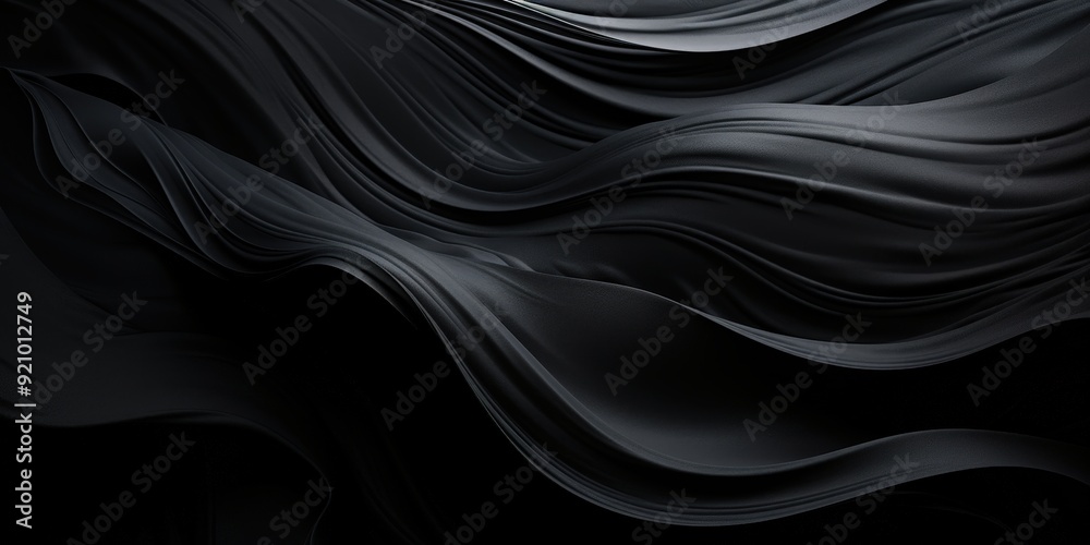 Abstract Black Wavy Lines Abstract Black Wavy Lines