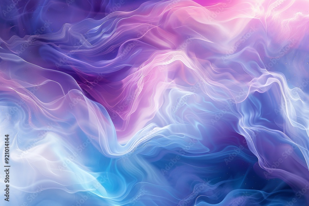 Soft dreamy background with flowing pastel colors of pink, blue, and purple Soft dreamy background with flowing pastel colors of pink, blue, and purple