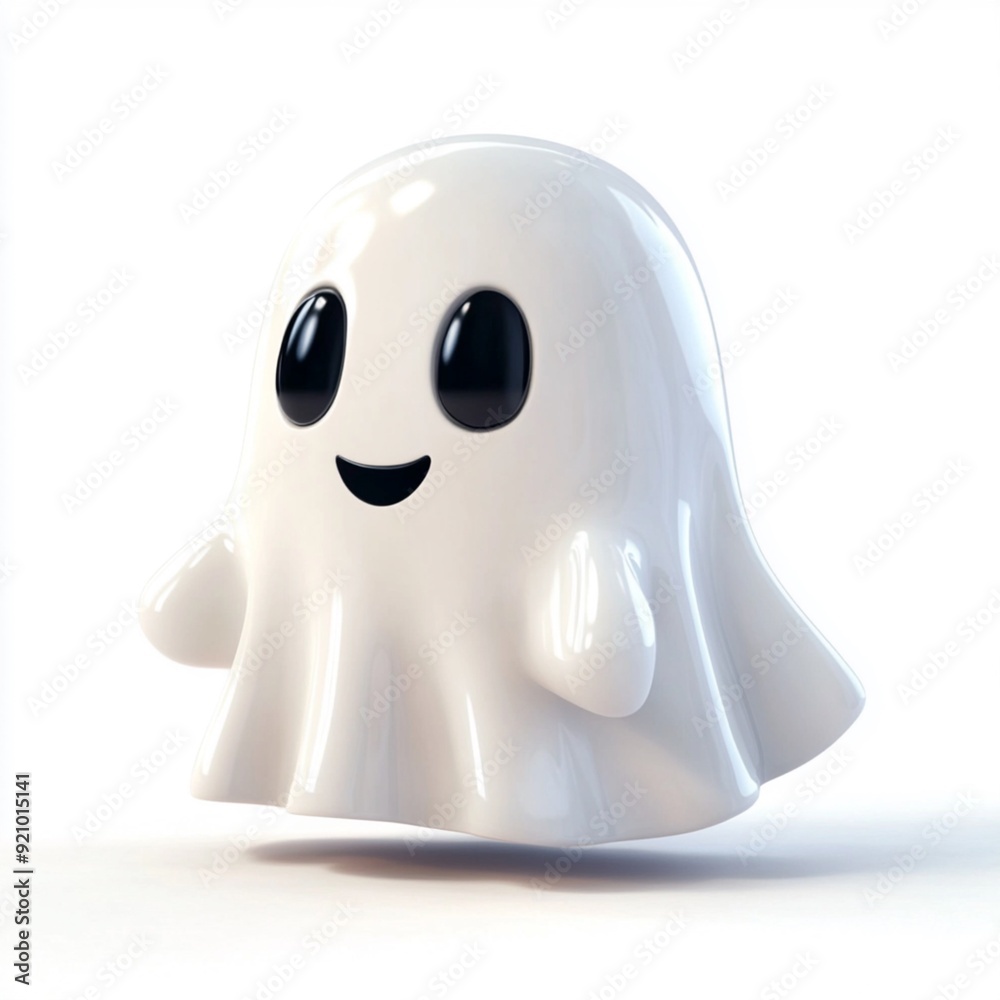 3D Cartoon Cute Funny Ghost 3D Cartoon Cute Funny Ghost