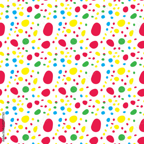 Small dash colorful pattern. Seamless minimal dash pattern, small elements confetti.