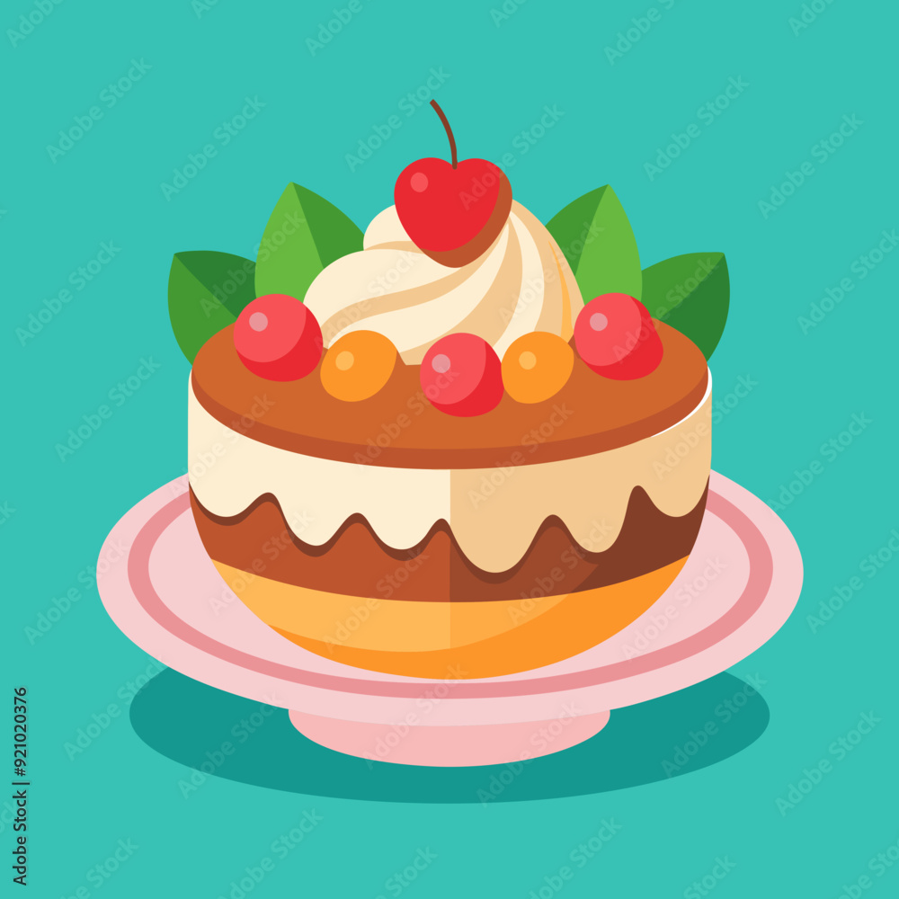 cupcake with cherry cupcake with cherry