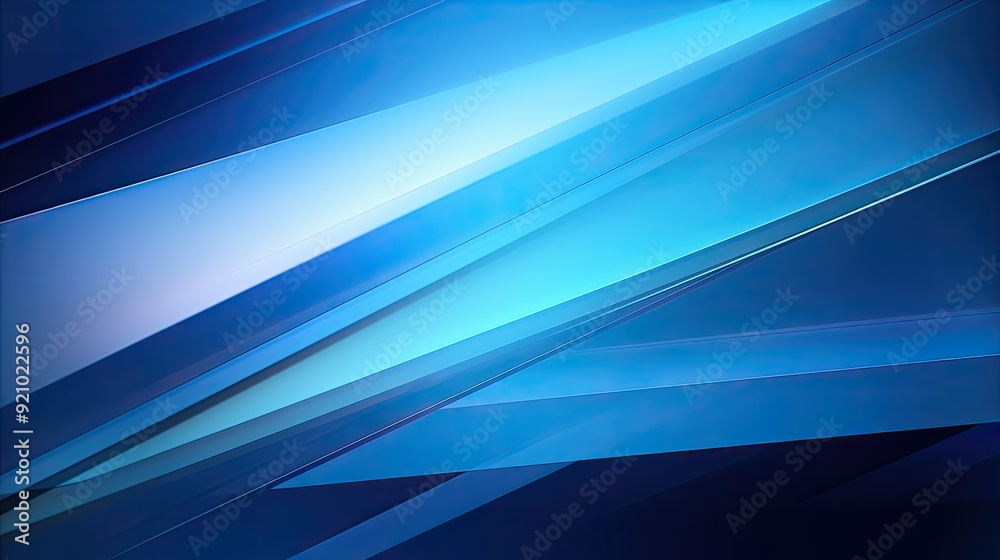 Abstract Blue Geometric Pattern. Abstract Blue Geometric Pattern.