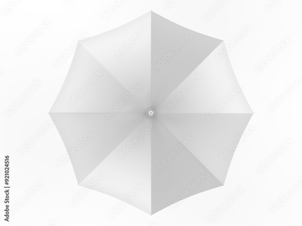 Promotional umbrella for branding blank template 3d render illustration. Promotional umbrella for branding blank template 3d render illustration.