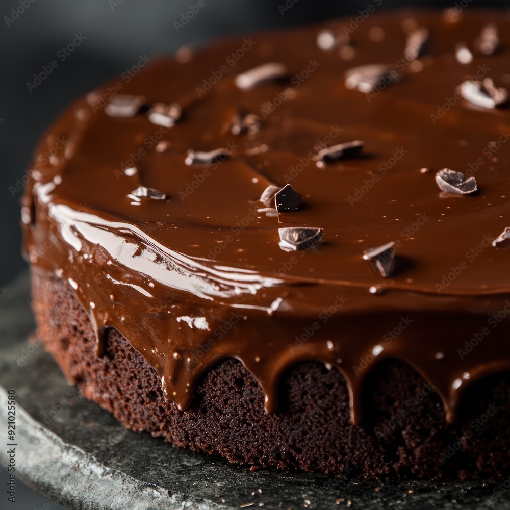 Chocolate Cake with Drizzled Chocolate Chocolate Cake with Drizzled Chocolate
