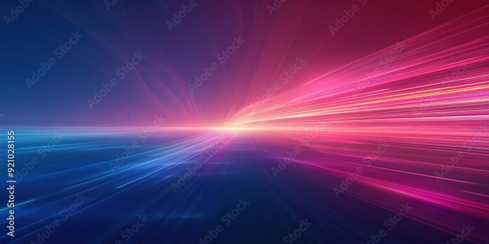 Abstract pink and blue lights streaks, speed and motion concept. Abstract pink and blue lights streaks, speed and motion concept.