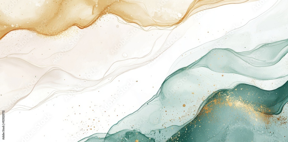 An abstract minimalistic modern background design created with AI for wall decoration, posters, and postcards