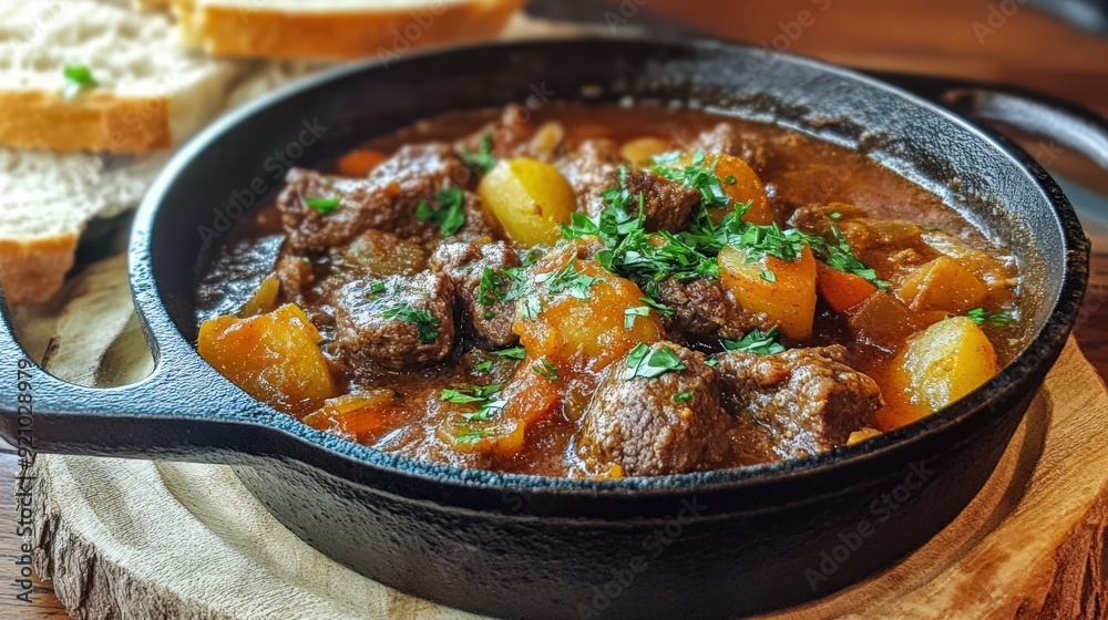 Beef Stew with Potatoes and Parsley Beef Stew with Potatoes and Parsley