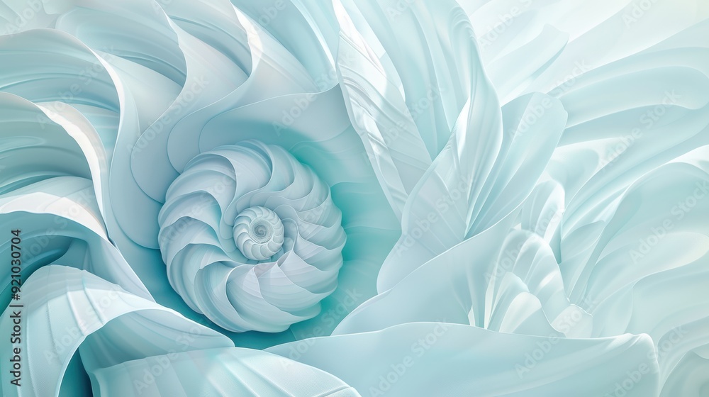 Abstract wallpaper featuring a nautilus shell, with a focus on its detailed swirl. The shell's natural beauty is a perfect example of marine life and nature. Abstract wallpaper featuring a nautilus shell, with a focus on its detailed swirl. The shell's natural beauty is a perfect example of marine life and nature.