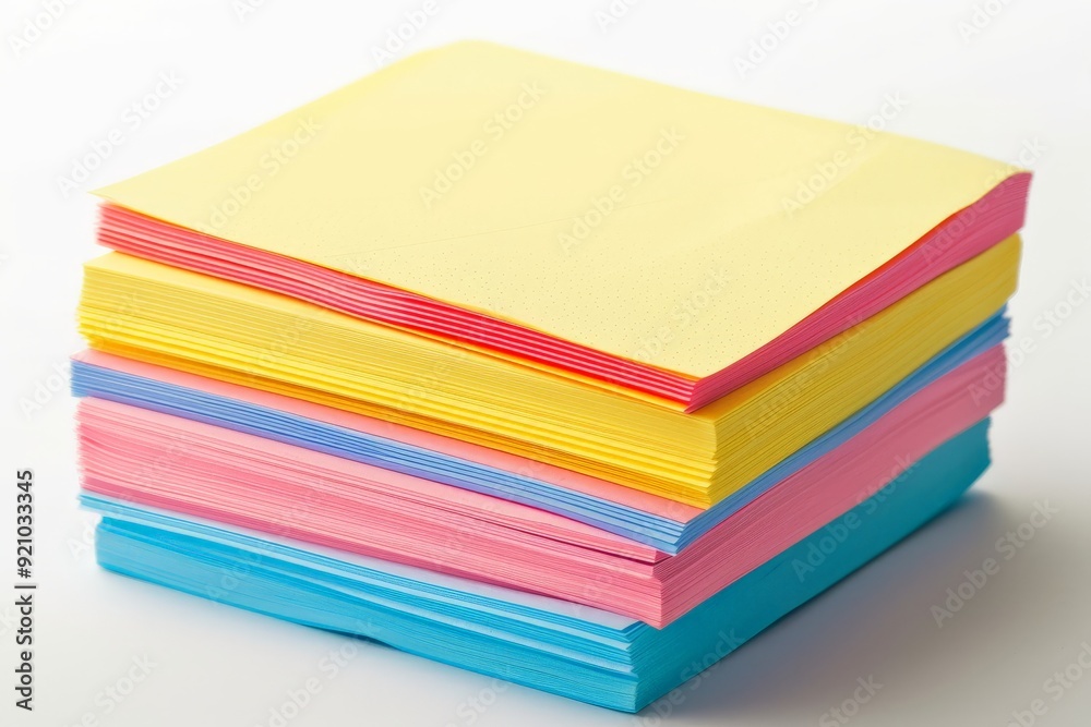 stack of colorful notes stack of colorful notes