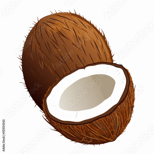 Hand Drawn Coconut Fruit Illustration (11)