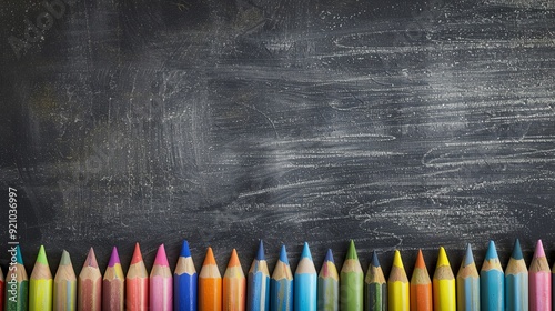 Color stick chalk texture background