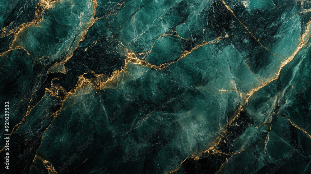 emerald green, golden and black marble stone textured background emerald green, golden and black marble stone textured background