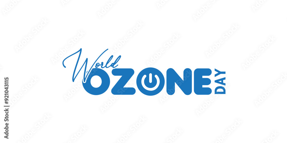 World Ozone Day creative concept green natural eco friendly environmental unique idea poster banner social media design, Vector illustration World Ozone Day creative concept green natural eco friendly environmental unique idea poster banner social media design, Vector illustration