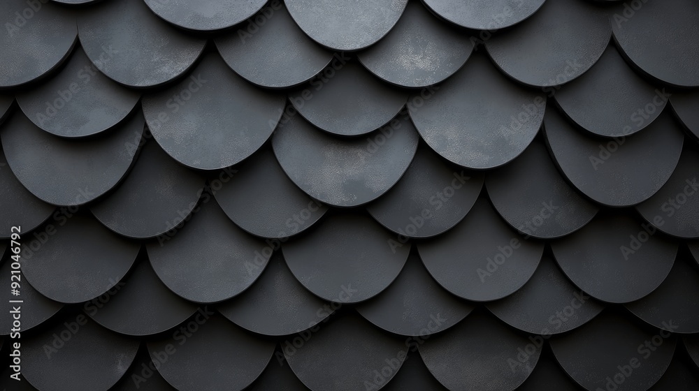 This wallpaper consists of Fish Scale tiles and Black Polished blocks. The 3D image was rendered in 3D. This wallpaper consists of Fish Scale tiles and Black Polished blocks. The 3D image was rendered in 3D.