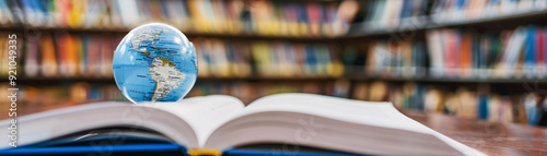 Language textbooks open to grammar exercises, social science discussions in classrooms, diverse academic subjects shaping young minds
