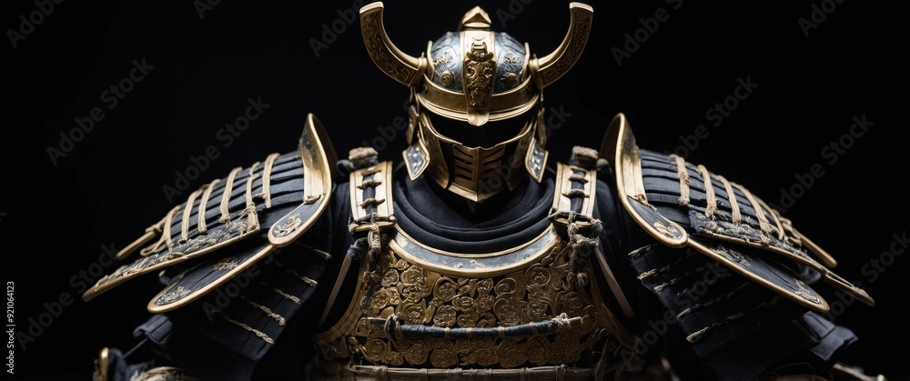A striking samurai armor showcasing intricate details and a rich historical essence, perfect for cultural displays or martial arts themes. A striking samurai armor showcasing intricate details and a rich historical essence, perfect for cultural displays or martial arts themes.