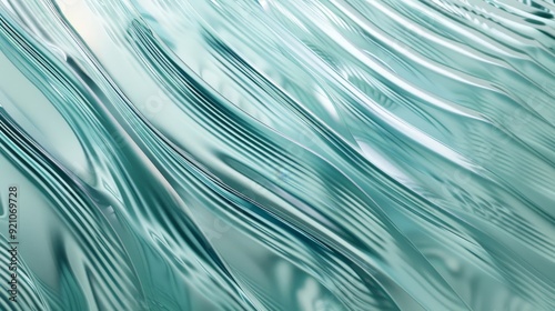 abstract background with reeded glass effect 3d render