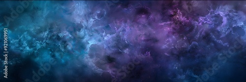 Abstract cosmic texture with vibrant blue and purple hues