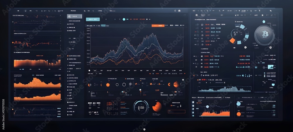 38. A sleek cryptocurrency exchange platform interface featuring Bitcoin transactions 38. A sleek cryptocurrency exchange platform interface featuring Bitcoin transactions