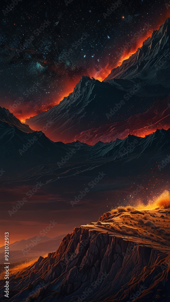 Fototapeta premium Cosmic view.