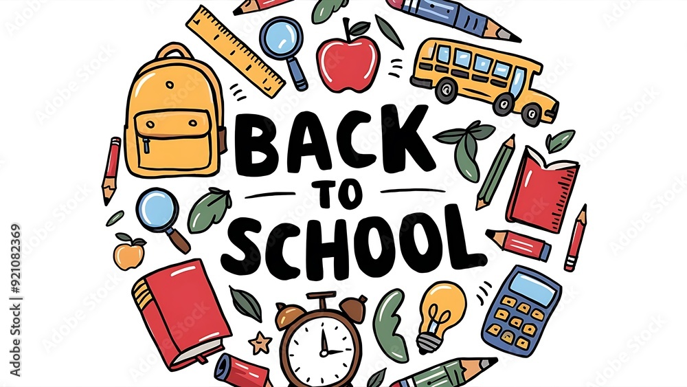 Back to school background design -poster, Vector illustration, image, background-back to school Back to school background design -poster, Vector illustration, image, background-back to school