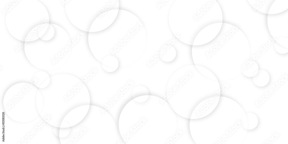 Abstract white geometric overlapping circle background with shadow. Vector circles template vector design. white background texture, Xmas, backdrop, lights, wallpaper design. Abstract white geometric overlapping circle background with shadow. Vector circles template vector design. white background texture, Xmas, backdrop, lights, wallpaper design.