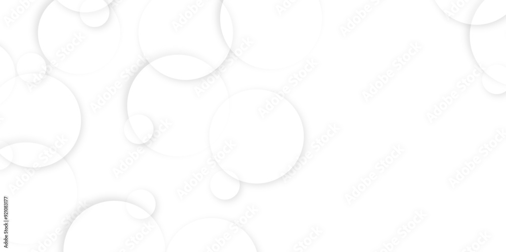 Abstract white geometric overlapping circle background with shadow. Vector circles template vector design. white background texture, Xmas, backdrop, lights, wallpaper design. Abstract white geometric overlapping circle background with shadow. Vector circles template vector design. white background texture, Xmas, backdrop, lights, wallpaper design.