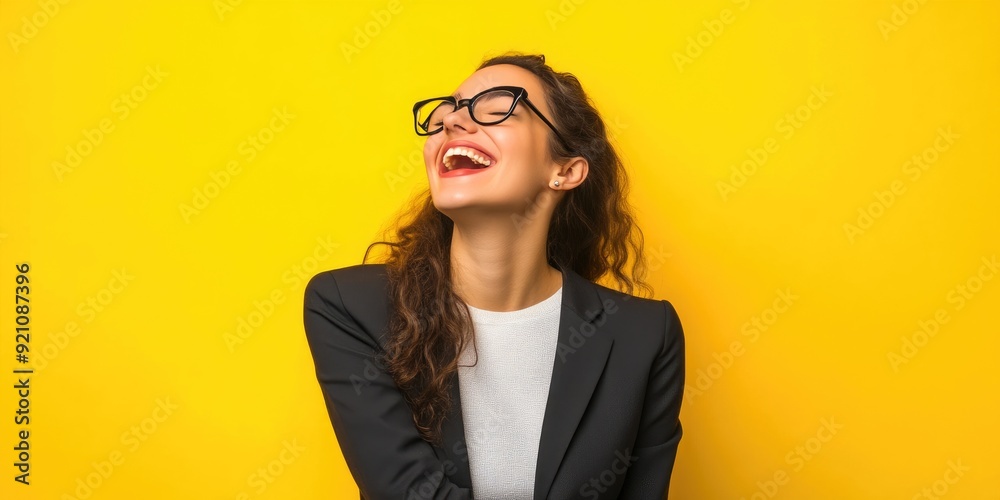 Radiant Businesswoman with Confident Smile Radiant Businesswoman with Confident Smile