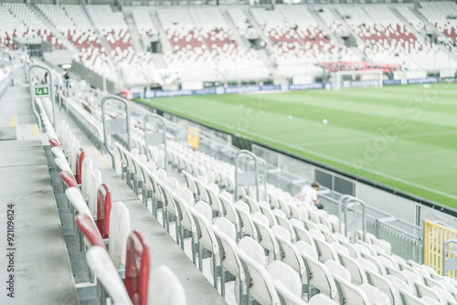 Trybuna, stadion piłkarski photo