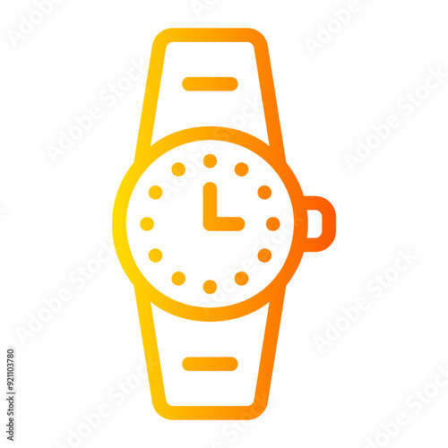 wristwatch line icon