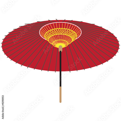 simple illustration of an umbrella