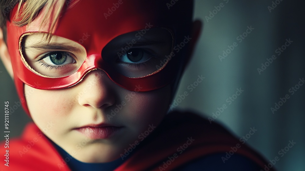Young Superhero Portrait Young Superhero Portrait