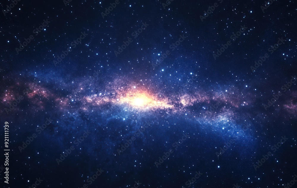 Cosmic Landscape: A Milky Way Galaxy Panorama Cosmic Landscape: A Milky Way Galaxy Panorama