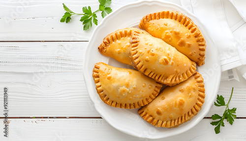 empanadas with minced meat photo