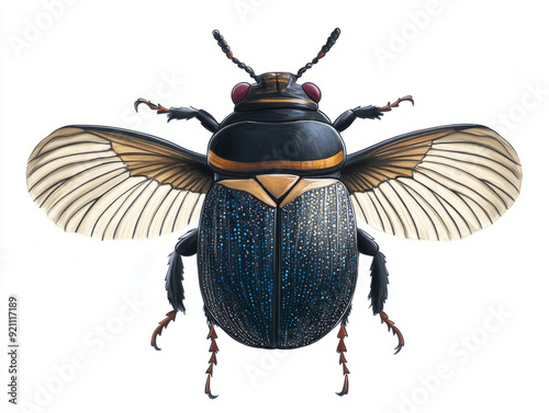 egyptian scarab beetle photo