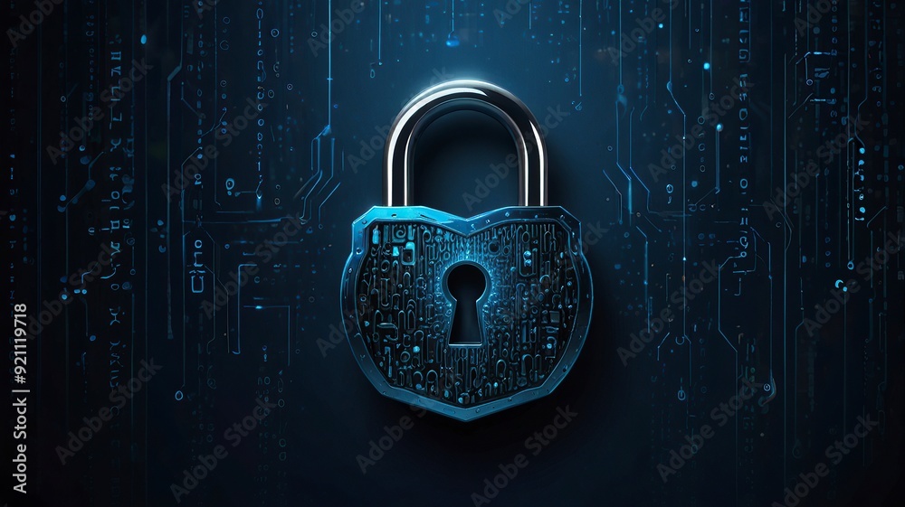 New Free Photo Set Part Cyber security concept with padlock on binary code background 3D rendering ai
New Free Photo Set Part Cyber security concept with padlock on binary code background 3D rendering ai